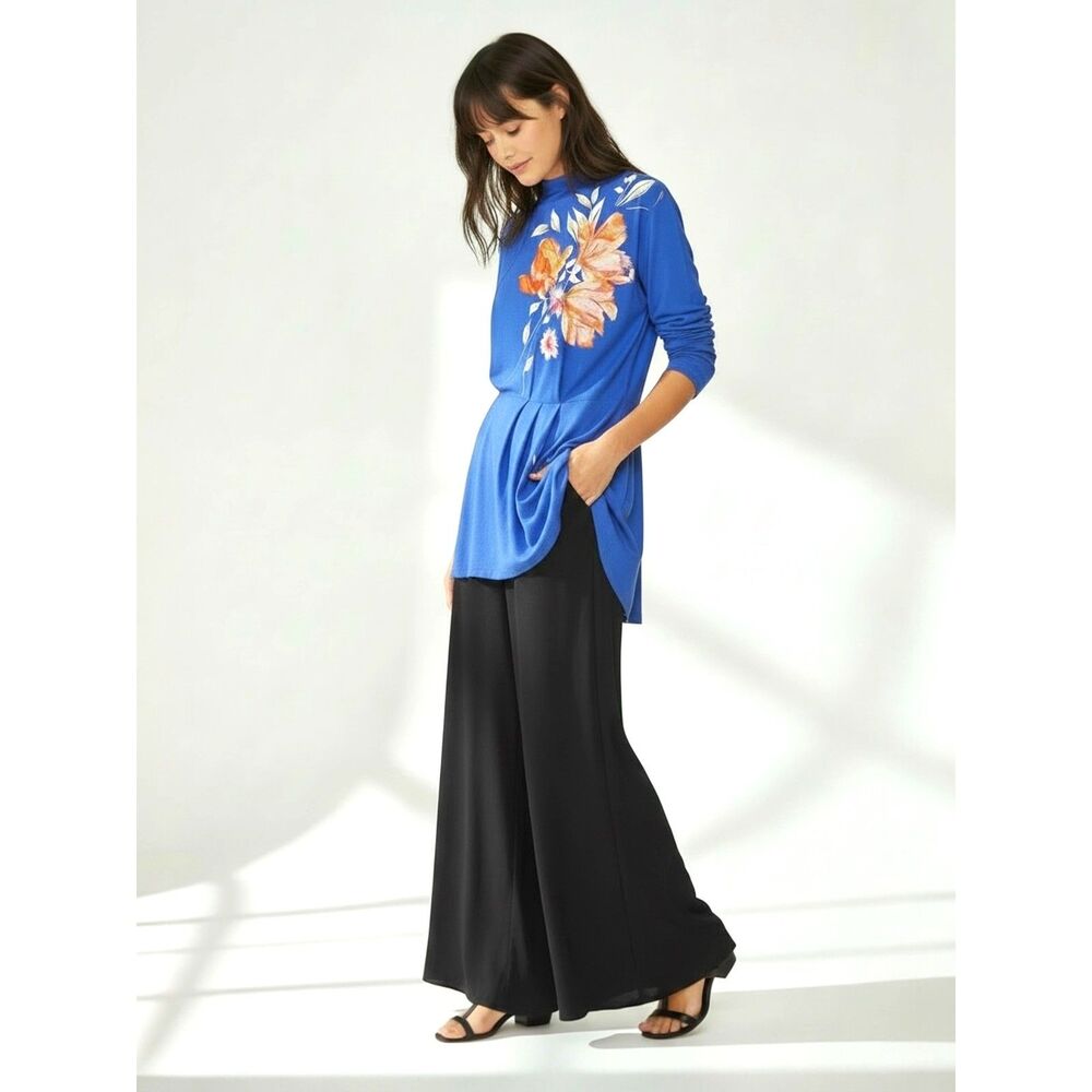 Free People Gemma Mock Neck Open Back Dress Tunic Sz M NWT !